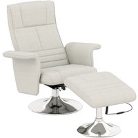 Homcom - Relaxsessel mit Fußhocker, Massagesessel mit Vibrationsmassage, Liegefunktion, Elektrischer Liegesessel mit Fernbedienung, Fernsehsessel mit Homcom - Relaxsessel mit Fußhocker, Massagesessel mit Vibrationsmassage, Liegefunktion, Elektrischer Liegesessel mit Fernbedienung, Fernsehsessel mit von HOMCOM