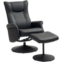 Homcom - Relaxsessel mit Hocker 360°Drehbarer Fernsehsessel mit Liegefunktion Ruhesessel mit Verstellbar Rückenlehne TV-Sessel bis 150 kg belastbar Homcom - Relaxsessel mit Hocker 360°Drehbarer Fernsehsessel mit Liegefunktion Ruhesessel mit Verstellbar Rückenlehne TV-Sessel bis 150 kg belastbar von HOMCOM