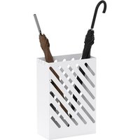 Schirmständer Regenschirmständer mit 4 Haken und Wasserauffangschale Regenschirmhalter für Gehstöcke & Regenschirme Stahl 28 x 14 x 41 cm Weiß Schirmständer Regenschirmständer mit 4 Haken und Wasserauffangschale Regenschirmhalter für Gehstöcke & Regenschirme Stahl 28 x 14 x 41 cm Weiß von HOMCOM