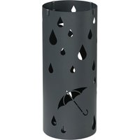 Schirmständer Regenschirmständer mit 4 Haken und abnehmbarer Tropfschale Schirmhalter für Gehstöcke & Regenschirme Stahl Ø17 x 41 cm Dunkelgrau Schirmständer Regenschirmständer mit 4 Haken und abnehmbarer Tropfschale Schirmhalter für Gehstöcke & Regenschirme Stahl Ø17 x 41 cm Dunkelgrau von HOMCOM