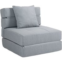 Homcom - Schlafsessel klappbar, Schlafsofa, 2-in-1 Klappsessel mit Bettfunktion, Relaxsessel mit Kissen, Gästebett für Wohnzimmer, Schlafzimmer, bis Homcom - Schlafsessel klappbar, Schlafsofa, 2-in-1 Klappsessel mit Bettfunktion, Relaxsessel mit Kissen, Gästebett für Wohnzimmer, Schlafzimmer, bis von HOMCOM