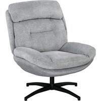 Homcom - Sessel Drehbar Loungesessel mit Breiter Sitzfläche, Integrierter Armlehne, Gepolstert Relaxsessel mit Wasserabweisend Chenille-Optik, von HOMCOM