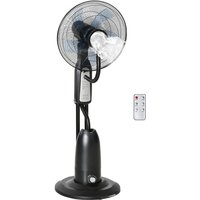Standventilator mit 2,8 Liter Wasserkühlung, 90 w Ventilator mit Timer-Funktion, Fernbedienung, Lüfter mit 3 Modi, Nebelfunktion, Verstellbarer Standventilator mit 2,8 Liter Wasserkühlung, 90 w Ventilator mit Timer-Funktion, Fernbedienung, Lüfter mit 3 Modi, Nebelfunktion, Verstellbarer von HOMCOM