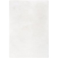 Homcom Teppich weicher Hochflor Weiß 60 x 120 x 3,5 cm von HOMCOM