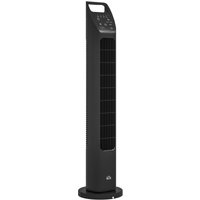 Homcom - Turmventilator, Standventilator mit 3 Modi, Fernbedienung, 50W Ventilator mit 4H Timer, 75° Oszillation, für Schlafzimmer, Schwarz Homcom - Turmventilator, Standventilator mit 3 Modi, Fernbedienung, 50W Ventilator mit 4H Timer, 75° Oszillation, für Schlafzimmer, Schwarz von HOMCOM