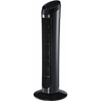 Homcom - Turmventilator Säulenventilator 45 w 3 Belüftungsstufen 70° Oszillation abs - Schwarz von HOMCOM