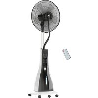 Ventilator mit Wasserkühlung, Standventilator mit Sprühnebel, Fernbedienung, Timerfunktion, oszillierend, 3 Stufen, 3 l Wassertank, 90 w Ventilator mit Wasserkühlung, Standventilator mit Sprühnebel, Fernbedienung, Timerfunktion, oszillierend, 3 Stufen, 3 l Wassertank, 90 w von HOMCOM