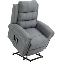 Elektrischer Aufstehsessel Massagesessel mit Wärmefunktion Sessel mit Aufstehhilfe relaxsessel mit Fernbedienung Leinen Grau 90 x 91 x 106 cm - Homcom Elektrischer Aufstehsessel Massagesessel mit Wärmefunktion Sessel mit Aufstehhilfe relaxsessel mit Fernbedienung Leinen Grau 90 x 91 x 106 cm - Homcom von HOMCOM