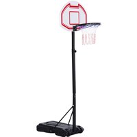 Kinder Basketballständer Basketballkorb höhenverstellbar mit Rollen von HOMCOM