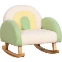Kindersofa Schaukelstuhl für Kleinkinder Kindersessel Kindercouch für Kinder ab 1,5 Jahre von HOMCOM