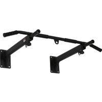 Klimmzugstange pull up bar Wandmontage Reckstange mit Ösen für Boxsack Stahl Schwarz ca. 93,5 x 65 x 17 cm von HOMCOM