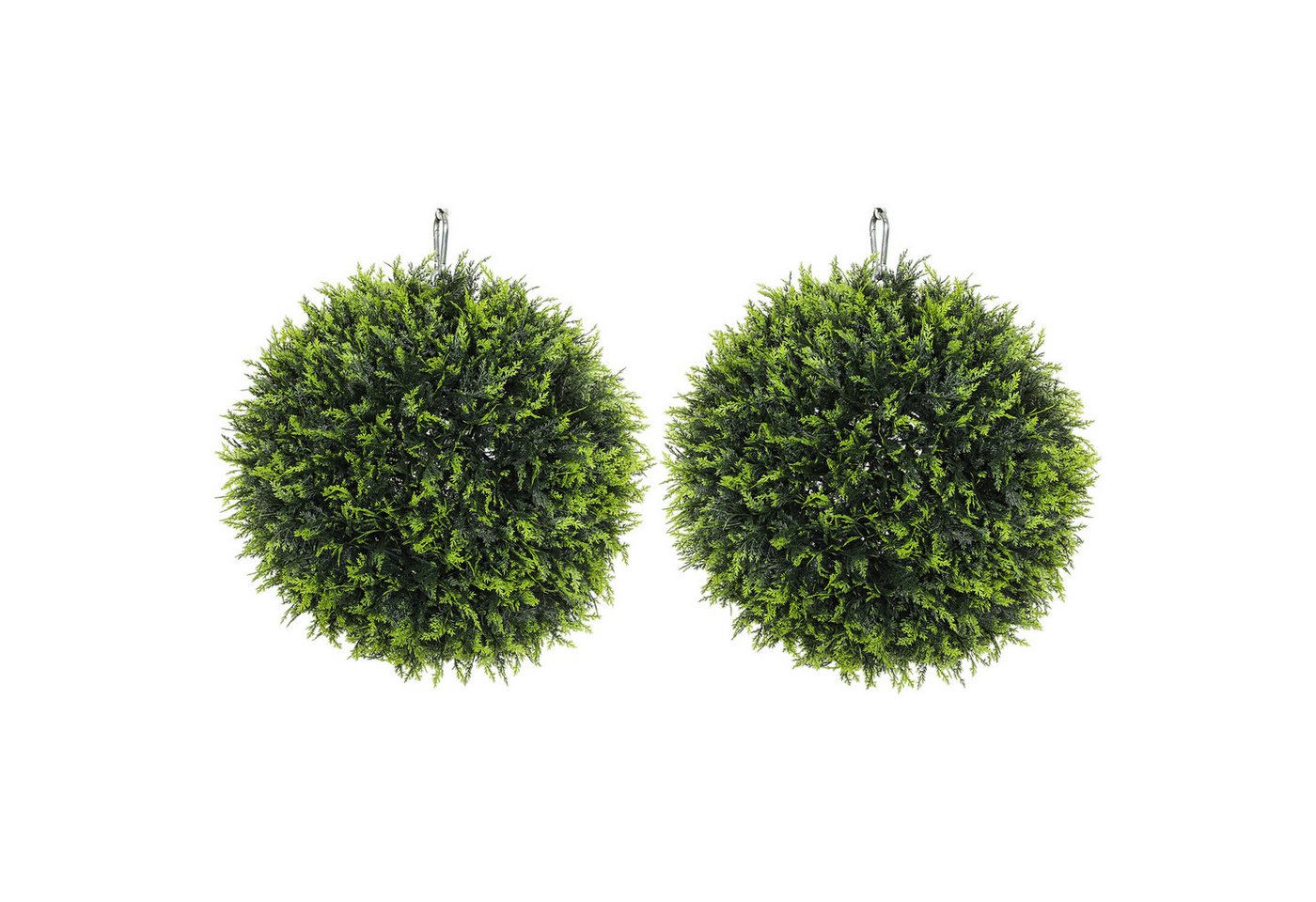 Kunstpflanze 2er-Set, 45 cm Zeder, HOMCOM, Höhe 45 cm, für Zuhause, Büro, Flur, Garten, Grün Kunstpflanze 2er-Set, 45 cm Zeder, HOMCOM, Höhe 45 cm, für Zuhause, Büro, Flur, Garten, Grün von HOMCOM