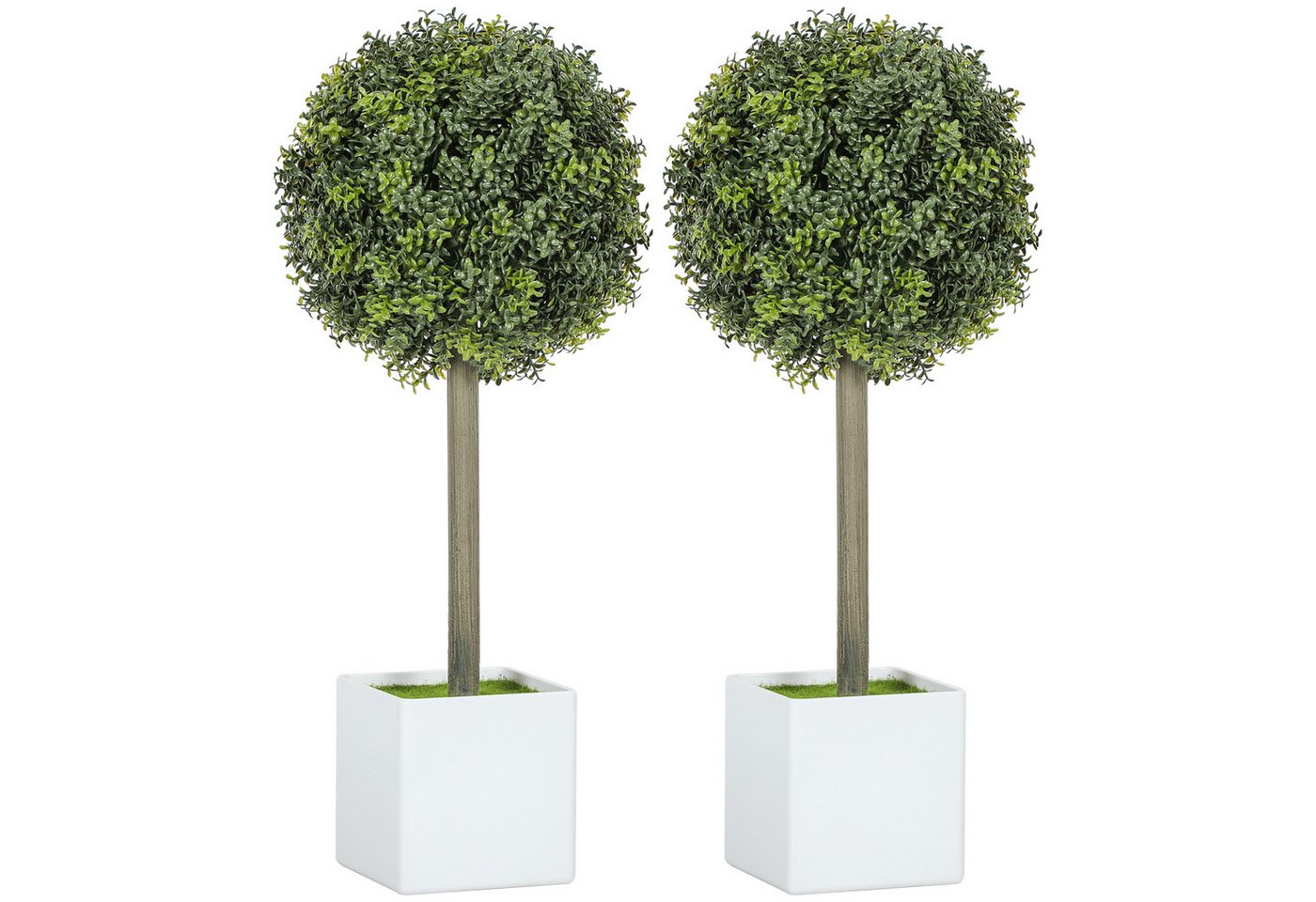Kunstpflanze 45cm hoch Buchsbaum, HOMCOM, Höhe 45 cm, für Wohnzimmer Schlafzimmer Büro Garten Moderne Dekoration Geschenk Kunstpflanze 45cm hoch Buchsbaum, HOMCOM, Höhe 45 cm, für Wohnzimmer Schlafzimmer Büro Garten Moderne Dekoration Geschenk von HOMCOM
