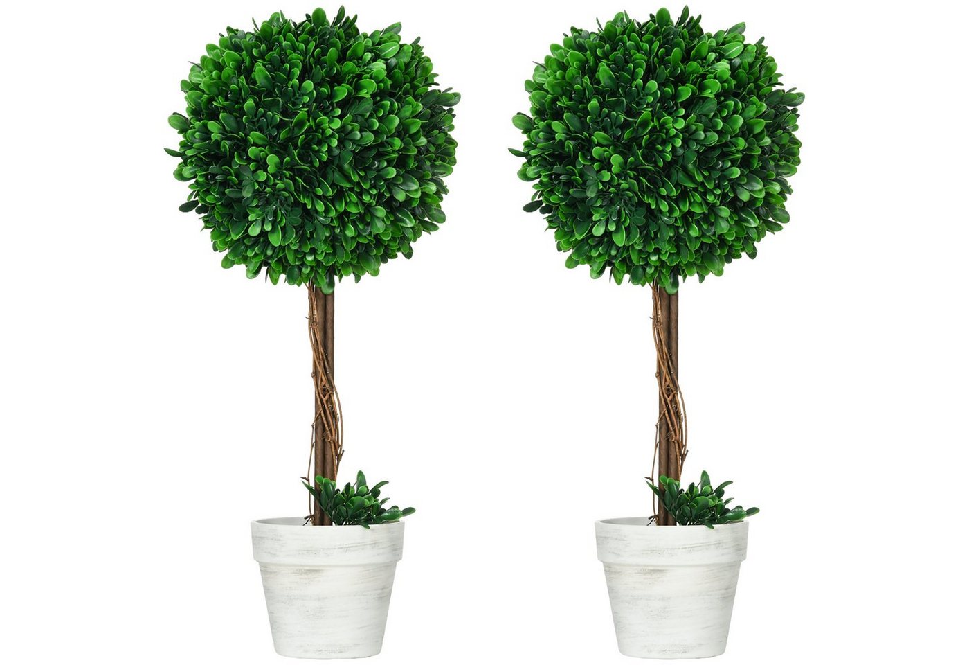 Kunstpflanze 2er-Set UV-beständige Künstliche Pflanzen rotes Sandelholz, HOMCOM, Höhe 60 cm, Grün Ø28 x 60 cm Kunstpflanze 2er-Set UV-beständige Künstliche Pflanzen rotes Sandelholz, HOMCOM, Höhe 60 cm, Grün Ø28 x 60 cm von HOMCOM