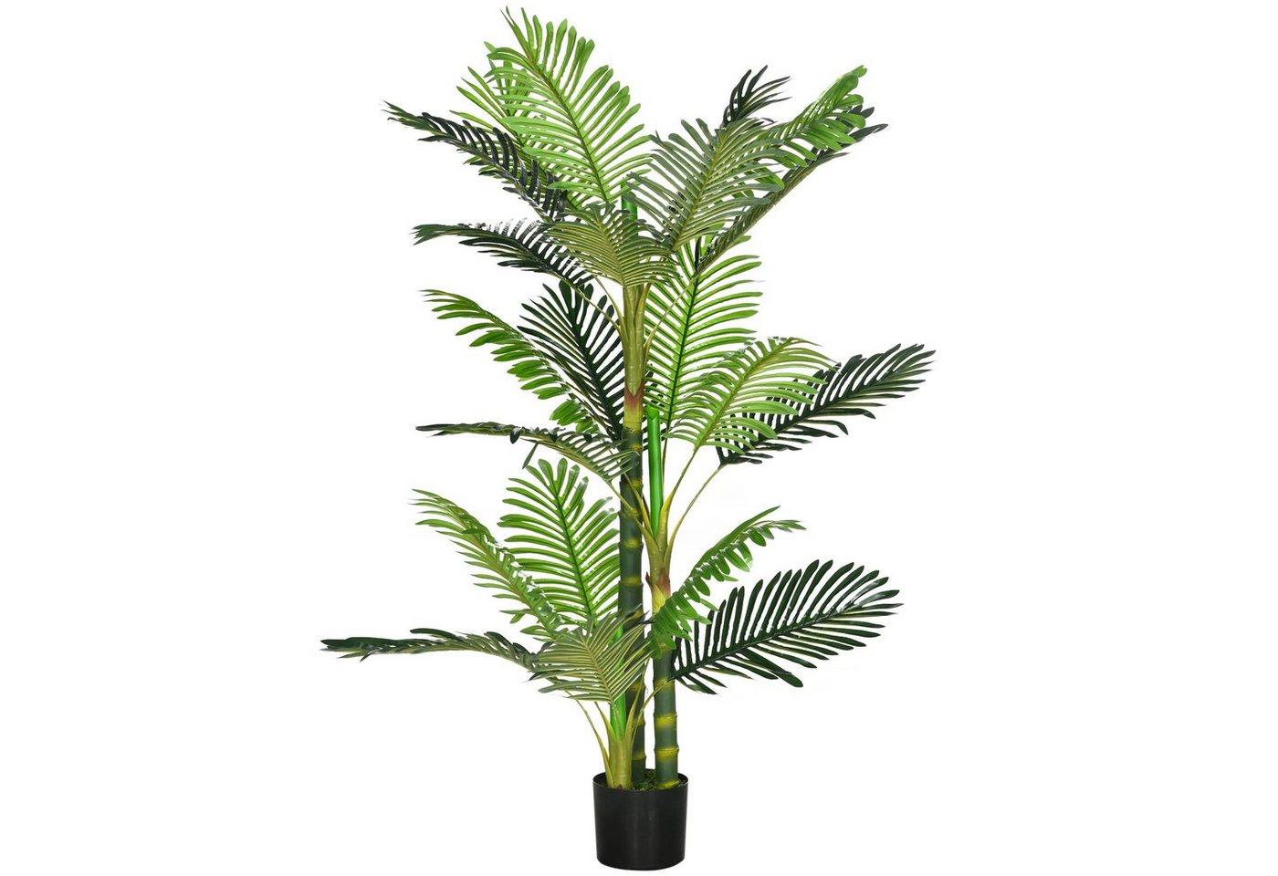 Kunstpflanze Künstliche Palme mit Zementfüllung, HOMCOM, Höhe 150 cm, Grün 19,5 x 19,5 x 150 cm Kunstpflanze Künstliche Palme mit Zementfüllung, HOMCOM, Höhe 150 cm, Grün 19,5 x 19,5 x 150 cm von HOMCOM