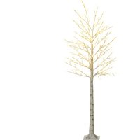 LED Baum 180 cm Lichterbaum, Kirschbaum mit 180 LEDs, 3 Helligkeitsstufen von HOMCOM