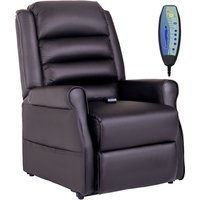 Massagesessel Aufstehsessel für Senior Wärmefunktion Dunkelbraun Massagesessel Aufstehsessel für Senior Wärmefunktion Dunkelbraun von HOMCOM