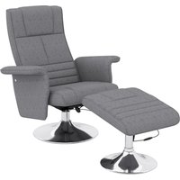 Massagesessel mit Fußhocker, Elektrischer Relaxsessel mit Liegefunktion Massagesessel mit Fußhocker, Elektrischer Relaxsessel mit Liegefunktion von HOMCOM