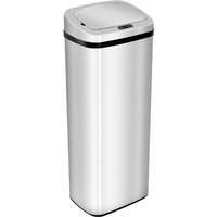 Homcom - Mülleimer Automatik mit Sensor Abfalleimer Küche Edelstahl 50/68L Silber (50L) - Silber von HOMCOM