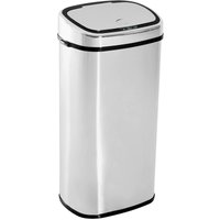 Homcom - Mülleimer Automatik mit Sensor Abfalleimer Küche Edelstahl Silber (68L) - Silber von HOMCOM