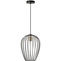 Pendelleuchte Hängeleuchte Hängelampe modern Pendellampe für Büro Wohnzimmer Esszimmer Metall Schwarz Ø26 x 130 cm Pendelleuchte Hängeleuchte Hängelampe modern Pendellampe für Büro Wohnzimmer Esszimmer Metall Schwarz Ø26 x 130 cm von HOMCOM