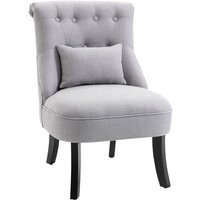 Homcom - Sessel Wohnzimmer Relaxsessel Loungesessel Ruhesessel mit Rückenkissen, Holzbeine, Lesesessel mit Leinenoptik, Polstersessel für Homcom - Sessel Wohnzimmer Relaxsessel Loungesessel Ruhesessel mit Rückenkissen, Holzbeine, Lesesessel mit Leinenoptik, Polstersessel für von HOMCOM