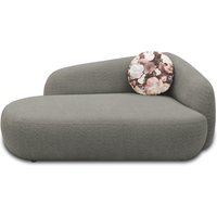 Recamiere 700013, Liege, oval, Füße mit Filzgleitern, Sofa, 183 x 105 x 75 (BxTxH), grau   Aosom von HOMCOM