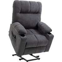 Sessel mit Aufstehhilfe Elektrischer Relaxsessel mit Massagefunktion von HOMCOM