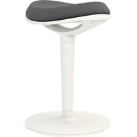 Sitzhocker, ergonomischer Bürohocker, 56,5-71,5 cm höhenverstellbar Arbeitshocker, Drehstuhl für Büro, Arbeitszimmer, Mesh, Grau - Homcom von HOMCOM