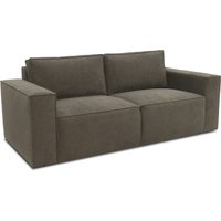 Sofa 100017, 2-Sitzer mit Rückenkissen und Armlehnen, 2er Couch, 210 x 93 x 84 cm (BxTxH), schlamm   Aosom von HOMCOM