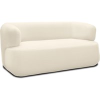 Sofa 800012, 2-Sitzer, 2er Couch, Teddy-Stoff, Polstersofa, 160 x 86 x 71 cm (BxTxH), altrosa   Aosom von HOMCOM
