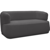 Sofa 800012, 2-Sitzer, 2er Couch, Teddy-Stoff, Polstersofa, 160 x 86 x 71 cm (BxTxH), altrosa   Aosom von HOMCOM