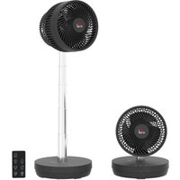 Standventilator usb Wiederaufladbarer Ventilator mit Fernbedienung einstellbarer Neigung Oszillation 10 Geschwindigkeitsstufen Timer Höhenverstellbar Standventilator usb Wiederaufladbarer Ventilator mit Fernbedienung einstellbarer Neigung Oszillation 10 Geschwindigkeitsstufen Timer Höhenverstellbar von HOMCOM