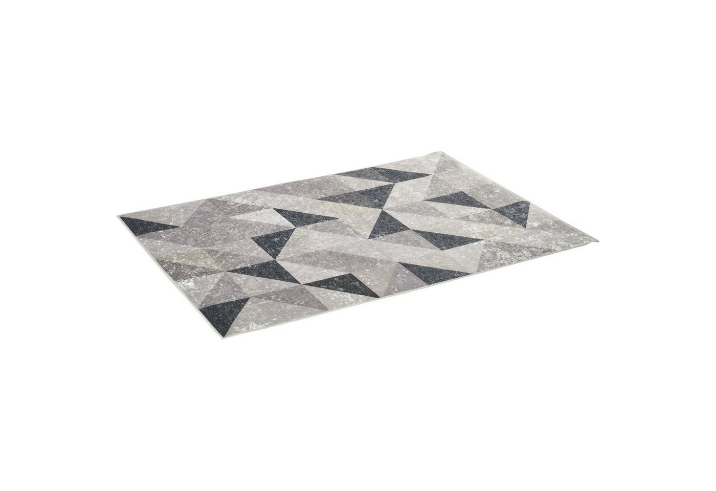 Teppich, HOMCOM, Rechteck, Höhe: 1,2 mm, mit geometrischen Formen von HOMCOM