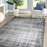 Homcom - Kurzflorteppich, Webteppich, Wohnzimmerteppich, Schlafzimmerteppich, pflegeleicht und strapazierfähig, Grau, 140 x 67 x 1 cm Homcom - Kurzflorteppich, Webteppich, Wohnzimmerteppich, Schlafzimmerteppich, pflegeleicht und strapazierfähig, Grau, 140 x 67 x 1 cm von HOMCOM