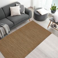Wollteppich, Naturfaser, Natur, Wohnzimmerteppich, Webteppich, pflegeleicht und strapazierfähig, Taupe, 140 x 70 x 1 cm - Homcom Wollteppich, Naturfaser, Natur, Wohnzimmerteppich, Webteppich, pflegeleicht und strapazierfähig, Taupe, 140 x 70 x 1 cm - Homcom von HOMCOM
