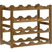 Weinregal Flaschenregal für 16 Flaschen Weinhalter aus Bambus Natur Weinregal Flaschenregal für 16 Flaschen Weinhalter aus Bambus Natur von HOMCOM