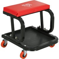 Werkstatthocker rot B/H/L: ca. 35x37x38 cm von HOMCOM