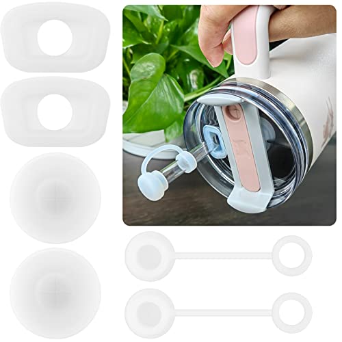 HOMDSG Silicone Spill Stopper Set of 3, 2.0 Clear von HOMDSG