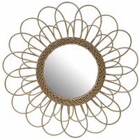 Rattan Wandspiegel Spring von HOME 36 GMBH