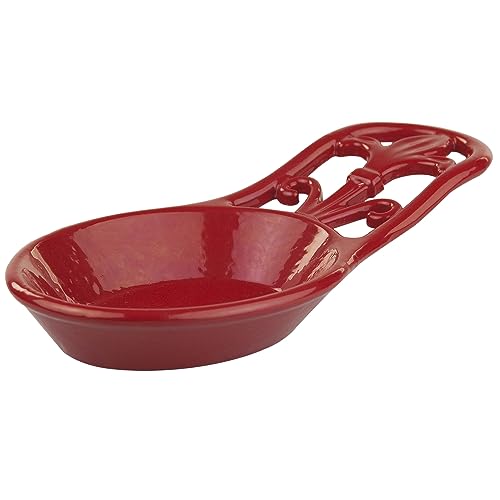 Home Basics SR44391 Fleur de Lis Löffel aus Gusseisen, Mehrfarbig von HOME BASICS
