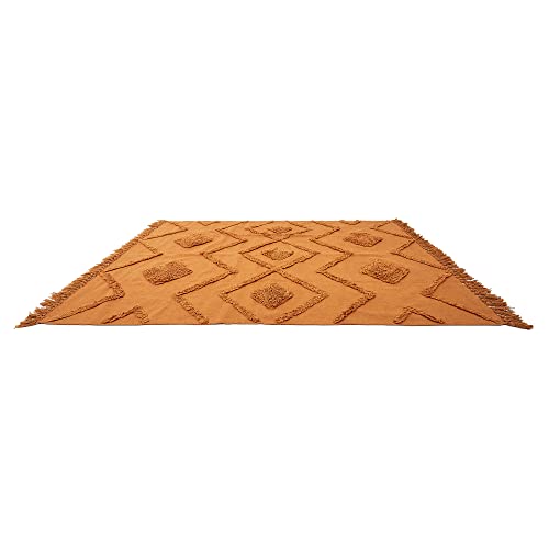 HOME DECO FACTORY - Ethinic Tufte Terracotta Teppich, 120 x 170 cm von HOME DECO FACTORY