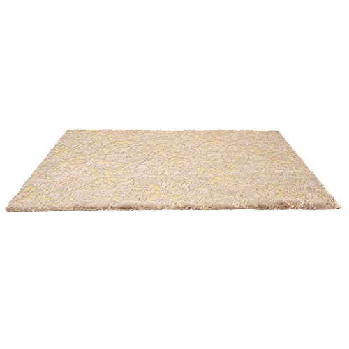 HOME DECO FACTORY - Teppich Imit Fell, Imp, goldfarben, Taupe, 120 x 170 cm HOME DECO FACTORY - Teppich Imit Fell, Imp, goldfarben, Taupe, 120 x 170 cm von HOME DECO FACTORY