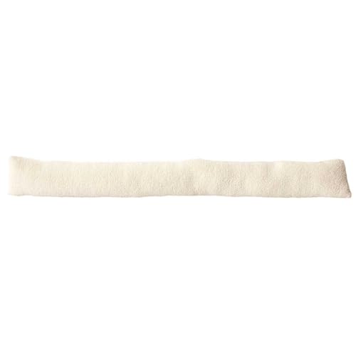 HOME DECO FACTORY, TX0036, Cream Looped Door Draft excluder, modern and warm Design, Effective Insulation Against drafts, Dimensions 7x80 cm, beige Color von HOME DECO FACTORY