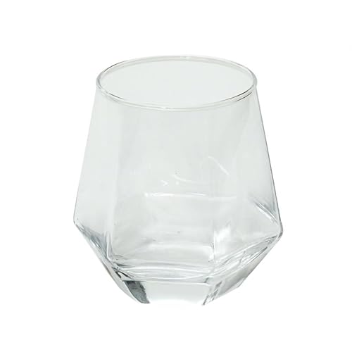 KA6277/WEB – Set mit 6 Gläsern in Diamantform, 30 cl, für Wasser, Saft, Soda, Cocktail von HOME DECO FACTORY