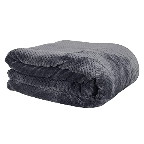MANTA GRIS XXL 180x220 CM von HOME DECO FACTORY