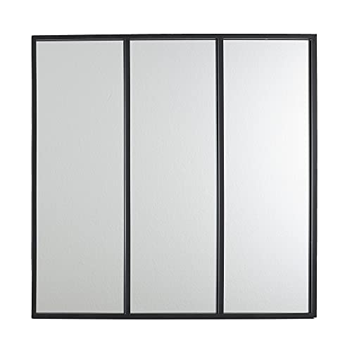 Spiegel Atelier Metall 61,5 x 61,5 cm Deco Wanddeko, Spiegel von HOME DECO FACTORY