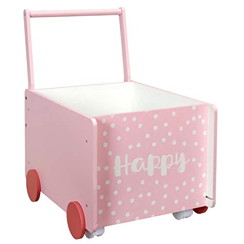 CARRO ALMACENAJE INFANTIL ROSA von Home Deco Kids