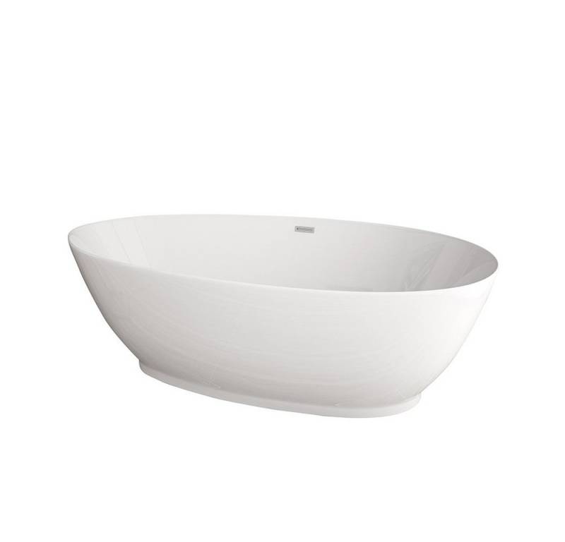 HOME DELUXE Badewanne Freistehende Badewanne DELIA, (1-tlg), 180 x 90 x 58 cm - Füllmenge: 270 Liter I Freistehende Badewanne Spa von HOME DELUXE