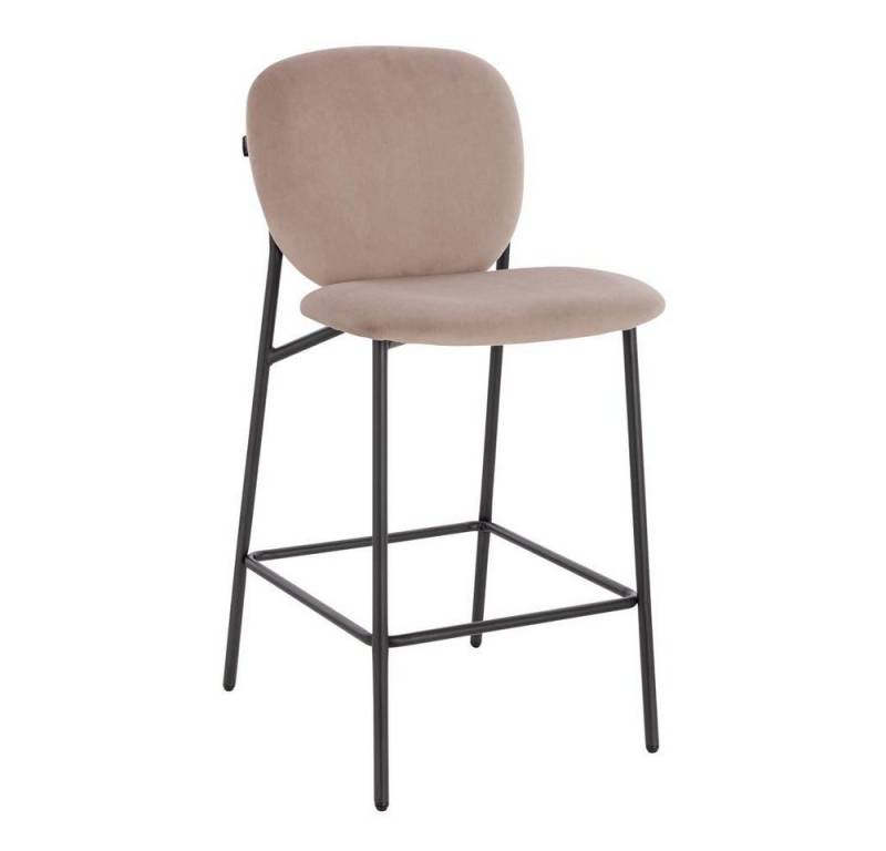 HOME DELUXE Barhocker CELDA - 44 x 93 x 52 (3 St), Barstühle, Küchenstühle, Tresenhocker, Samtstuhl von HOME DELUXE